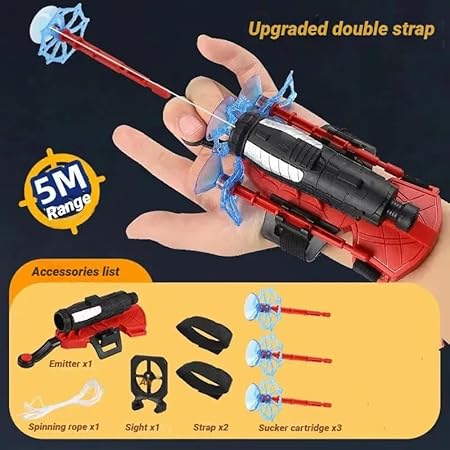 SPIDER WEB SHOOTERS TOY GUN - MARTONEBUZZ