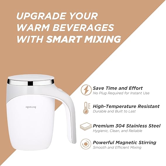 AUTOMATIC SELF STIRRING COFFEE MUG - MARTONEBUZZ
